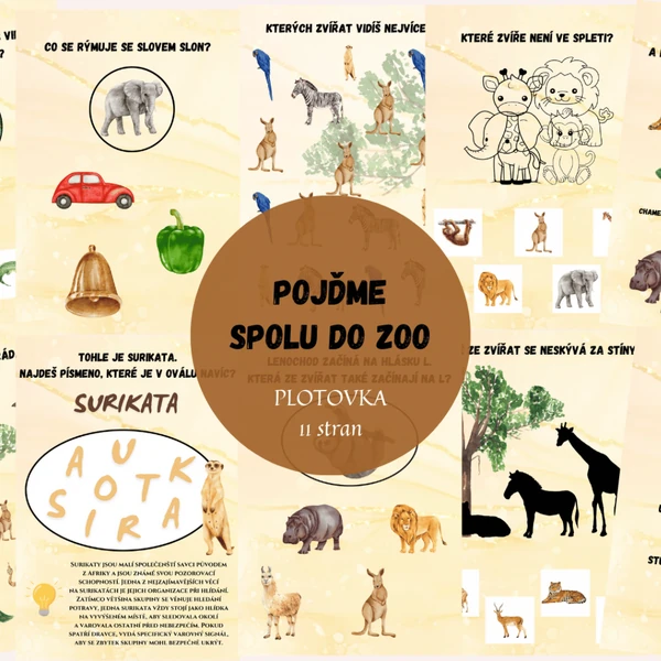 POJĎME SPOLU DO ZOO - PLOTOVKA