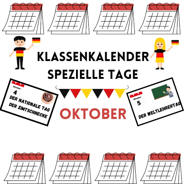 Der Klassenkalender - Oktober