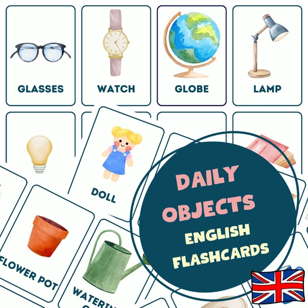 DAILY OBJECTS - English flashcards | anglické obrázkové kartičky
