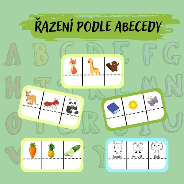 Řazení podle abecedy