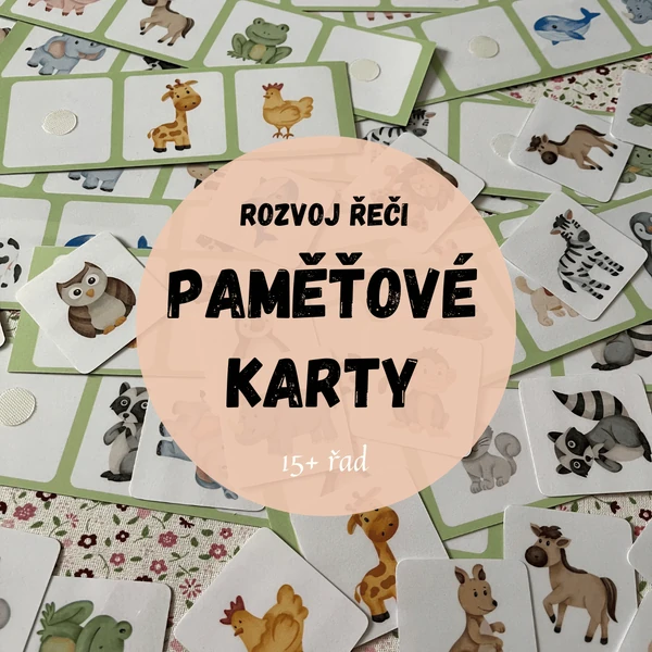 PAMĚŤOVÉ KARTY - ZVÍŘATA