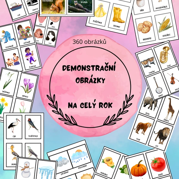 Demonstrační obrázky na celý rok