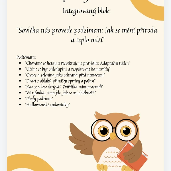 Integrovaný blok: Podzim (přípravy na podzim)