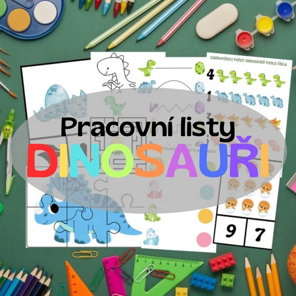 Dinosauří svět - pracovní listy