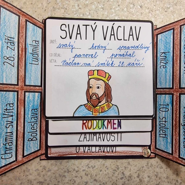 Svatý Václav - okénko - nejen ČTENÍ S POROZUMĚNÍM
