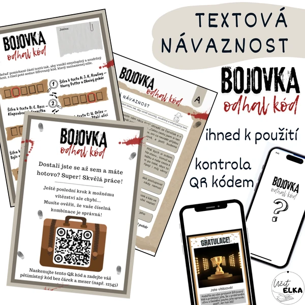 RYCHLÁ BOJOVKA – odhal kód (textová návaznost)