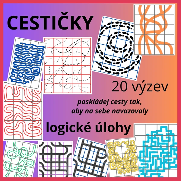 CESTIČKY - logická hra, puzzle