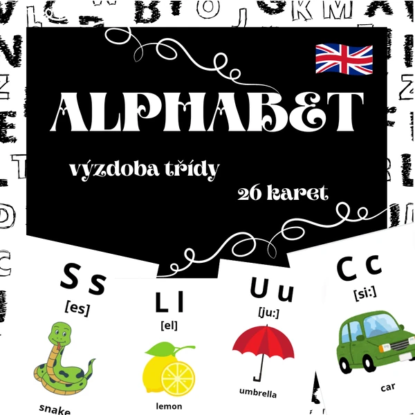 Alphabet - anglická abeceda