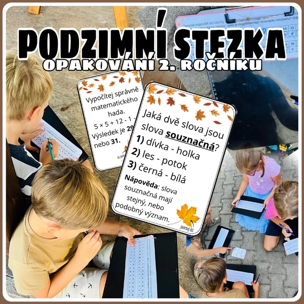 Podzimní stezka - opakování 2. ročníku