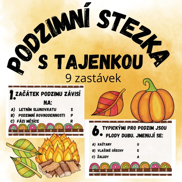 Podzimní stezka s tajenkou