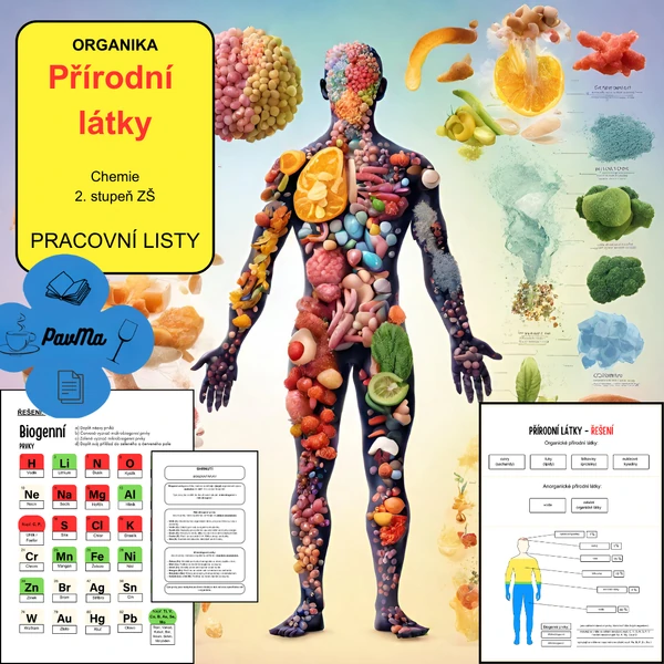 Přírodní látky CHEMIE Složení živé hmoty ORGANIKA