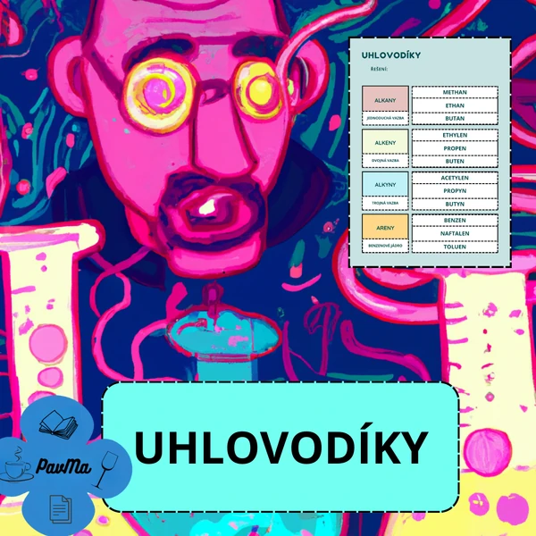 UHLOVODÍKY Přiřaď do správné skupiny Pracovní list Organika