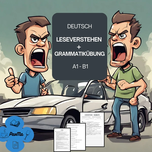 Zápor a členy Rozumíš textu Doplň gramatiku DEUTSCH Pracovní listy