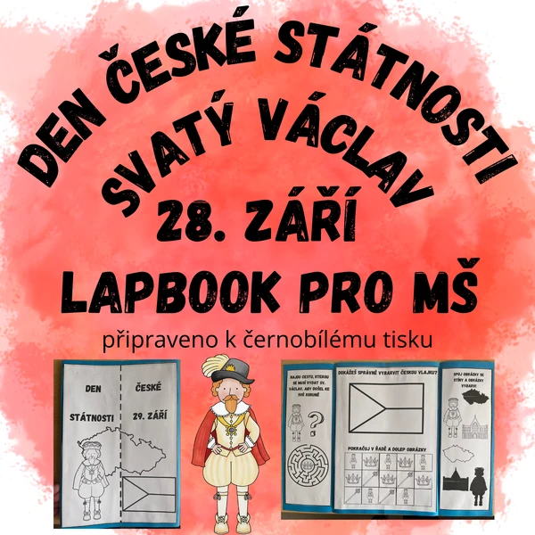 Svatý Václav 28. září - lapbook pro MŠ