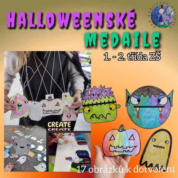 Halloweenské medaile