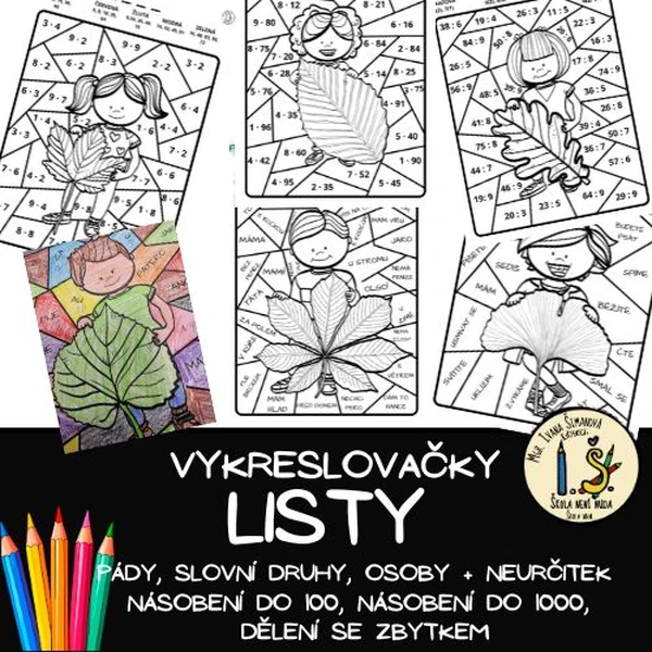 LISTY - VYKRESLOVAČKY - ČJ, M - 4.- 5. třída