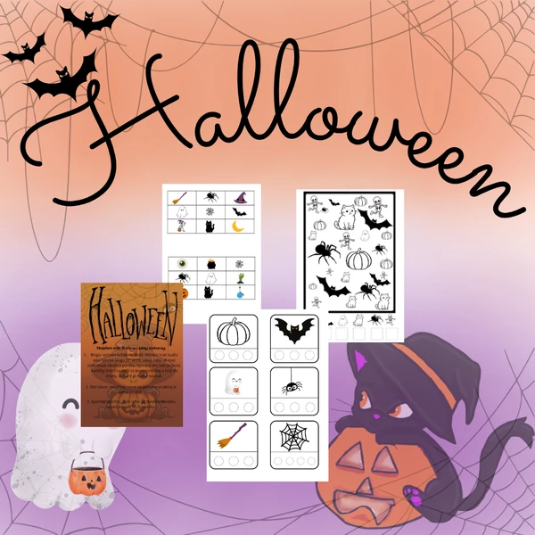 Halloween- soubor 6 úkolů 