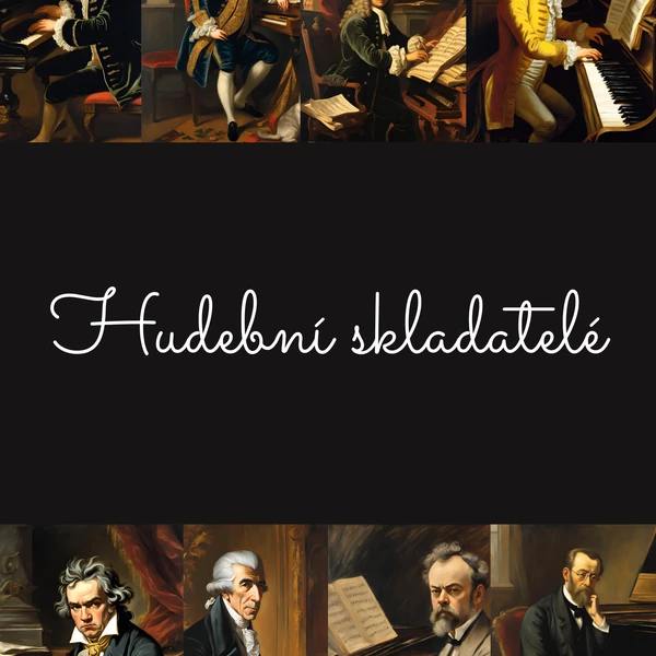 Hudební skladatelé - výzdoba třídy - 20 obrazů