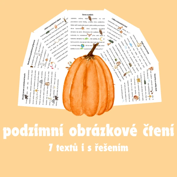 Podzimní obrázkové čtení