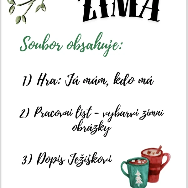 Zima - Já mám, kdo má 