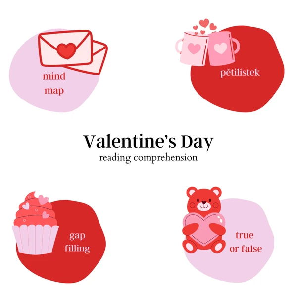 Valentine´s Day - reading comprehension (Valentýn- čtení s porozuměním)