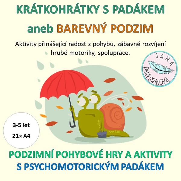 KRÁTKOHRÁTKY S PADÁKEM aneb BAREVNÝ PODZIM – POHYBOVÉ aktivity s PADÁKEM