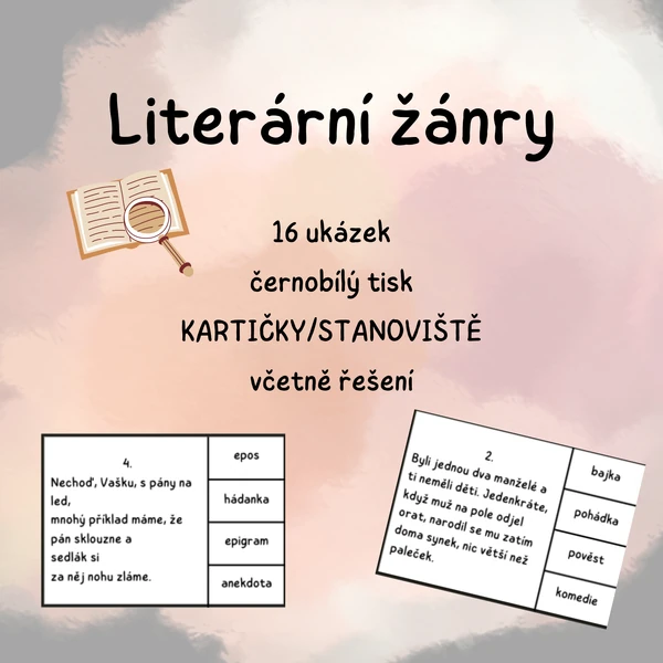 Literární žánry - ukázky
