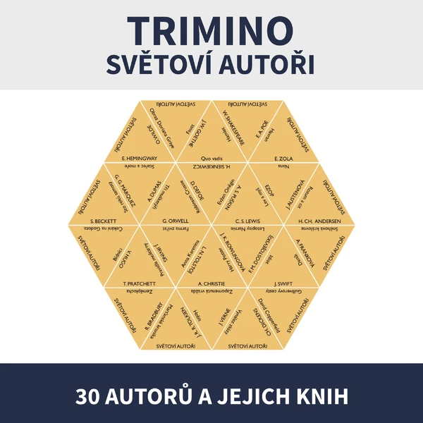 TRIMINO - SVĚTOVÍ AUTOŘI (LITERATURA)