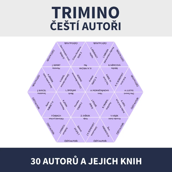 TRIMINO - ČEŠTÍ AUTOŘI (LITERATURA)