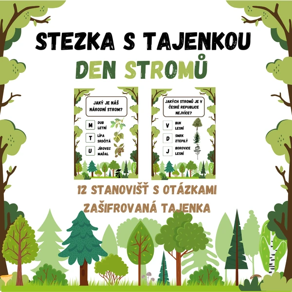 DEN STROMŮ-stezka s tajenkou