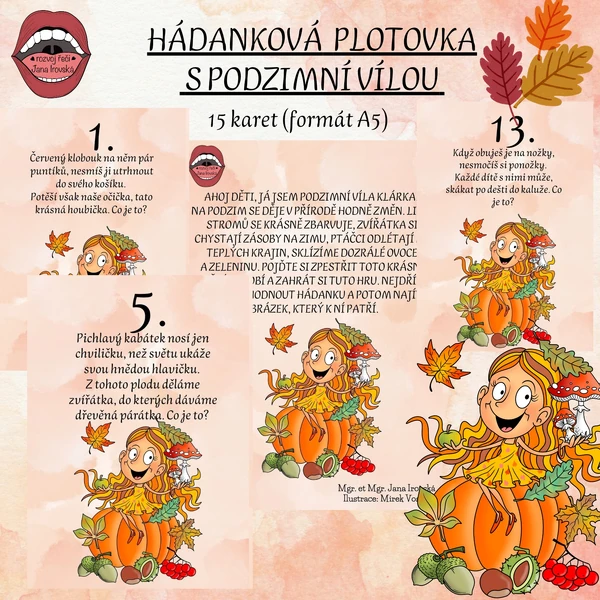 HÁDANKOVÁ PLOTOVKA S PODZIMNÍ VÍLOU 