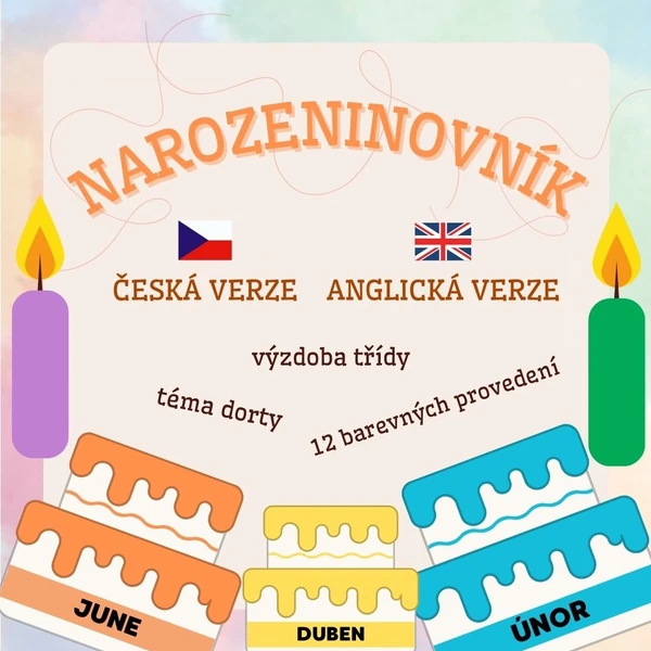 Narozeninovník - dorty