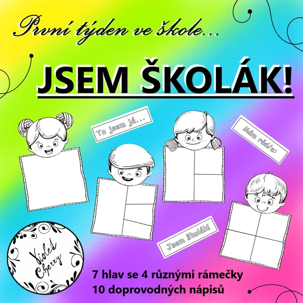 Jsem školák - aktivita na první školní týden
