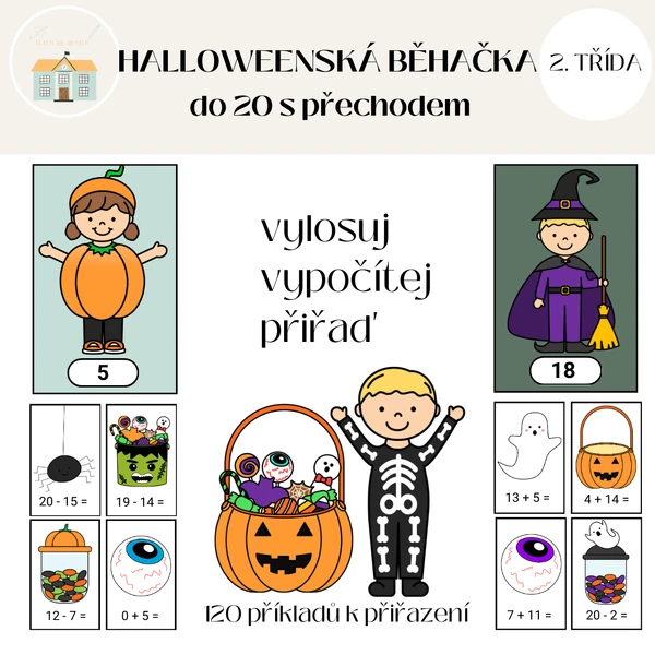 Halloweenská běhačka - do 20 s přechodem