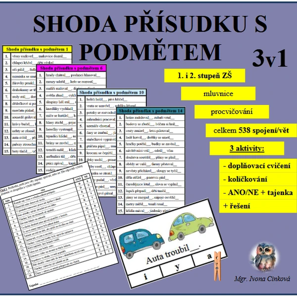 Shoda přísudku s podmětem