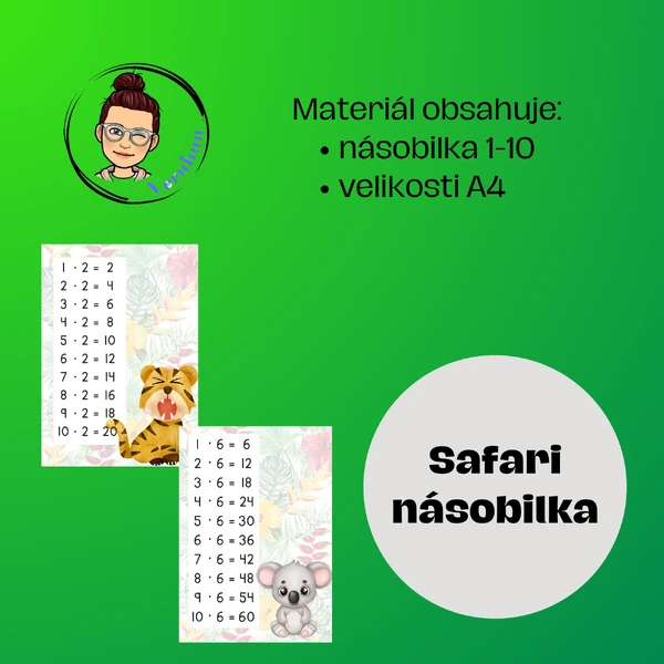 Safari násobilka