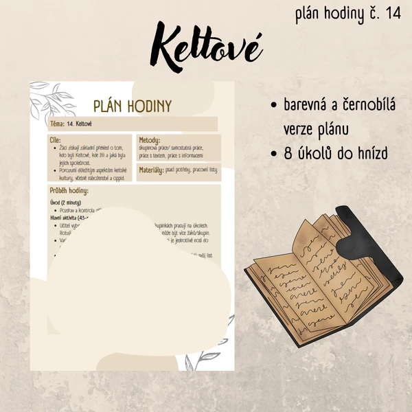 Plán hodiny (14) - 6. třída - Keltové