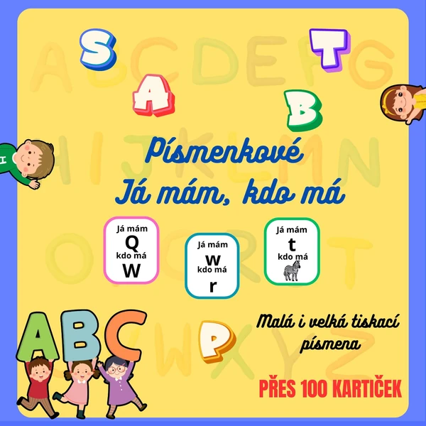 Písmenkové Já mám, kdo má