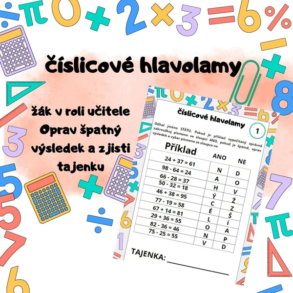 Číslicové hlavolamy