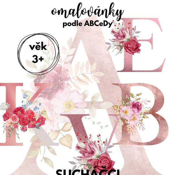 Omalovánky Abeceda - A4 PDF k tisku