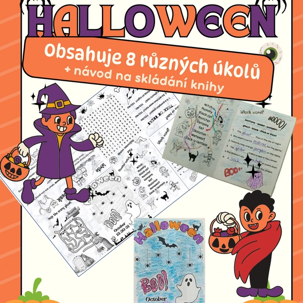 Halloween minibook/Halloweenská minikniha