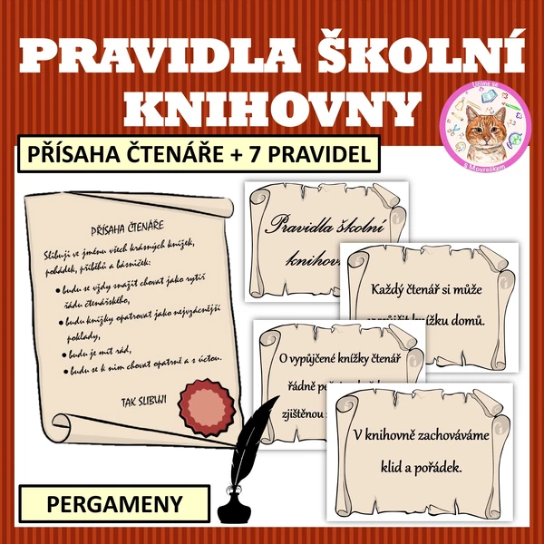 PRAVIDLA ŠKOLNÍ KNIHOVNY - Pergameny