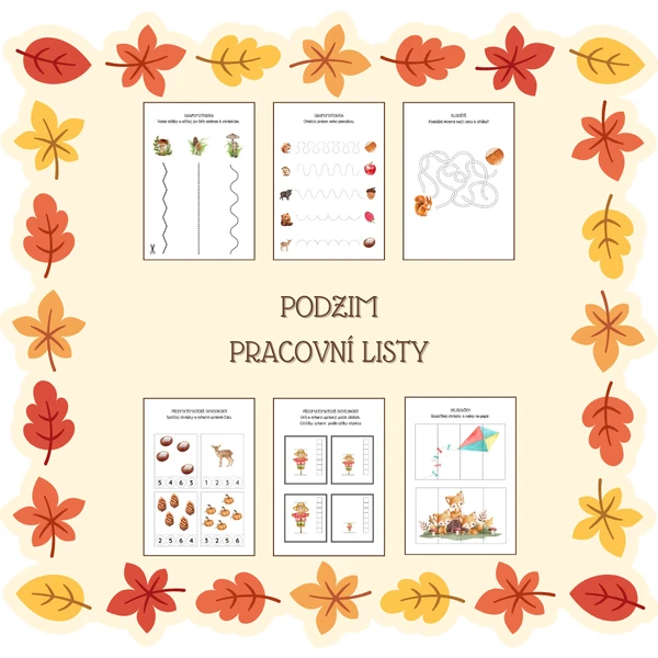 Podzim - pracovní listy