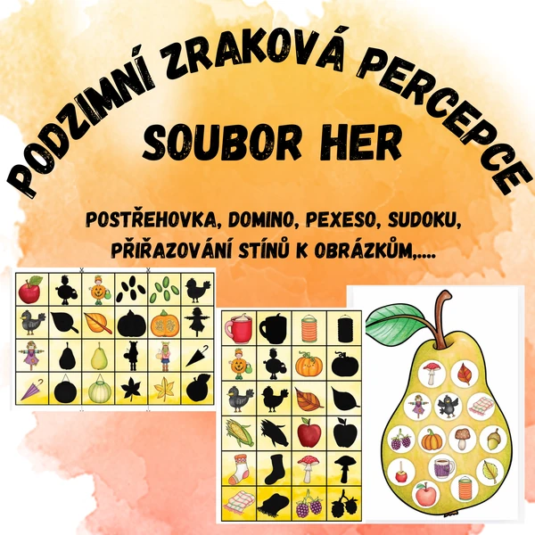 Podzimní zraková percepce - soubor her
