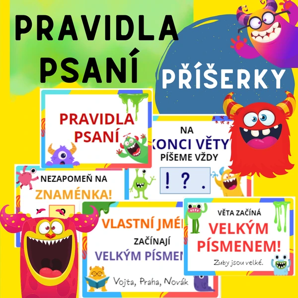 Pravidla psaní Příšerky