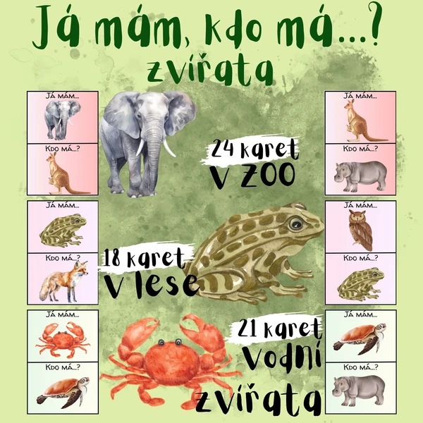 Já mám, kdo má…? Zvířata
