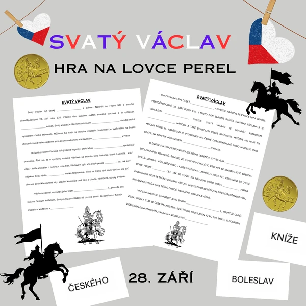 Svatý Václav - hra na lovce perel