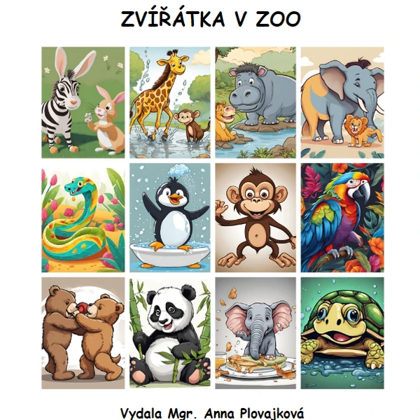 Knížka Zvířátka v ZOO