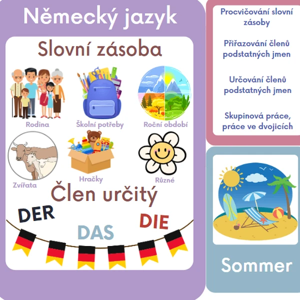 Člen určitý, slovní zásoba