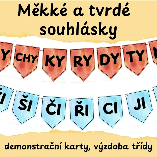 Měkké a tvrdé souhlásky
